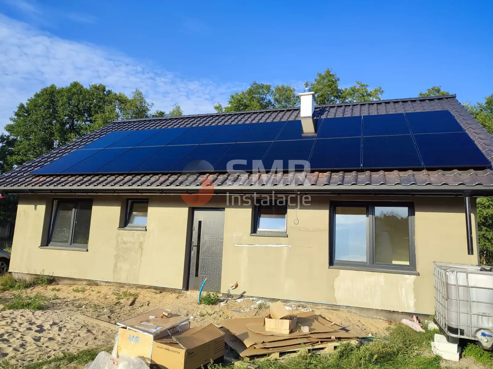 Instalacja fotowoltaiczna 10 kW full black - Ostrołęka